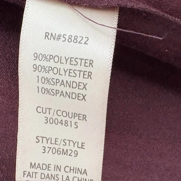 NWT! Women's Max Studio London Faux Suede Jacket Size Small‎ - Picture 6 of 6